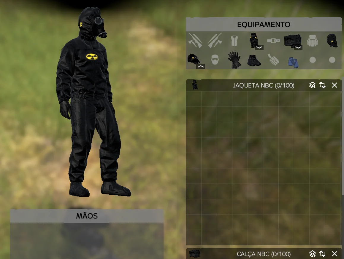Kit Roupa Zona Tóxica